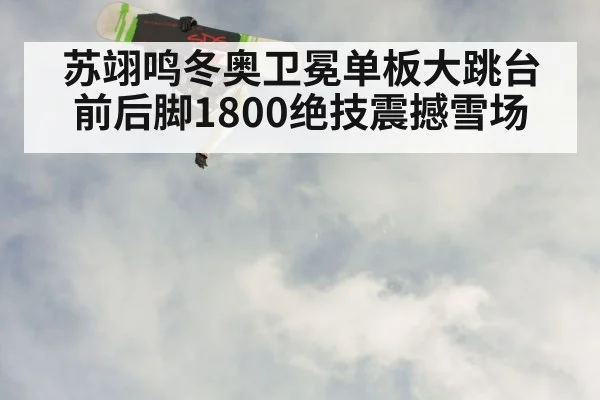 苏翊鸣冬奥卫冕单板大跳台前后脚1800绝技震撼雪场